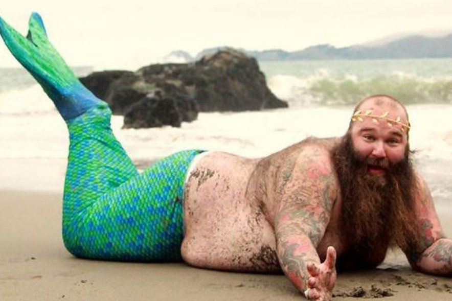 mallow the merman championing body positivity